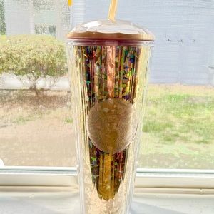 NWT 2022 Korean Starbucks Gold kaleidoscope